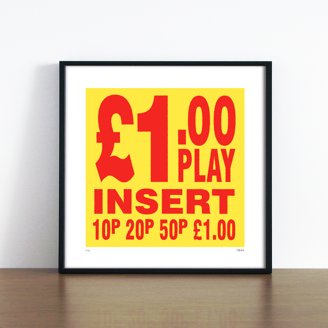 Arcade sticker Screen print